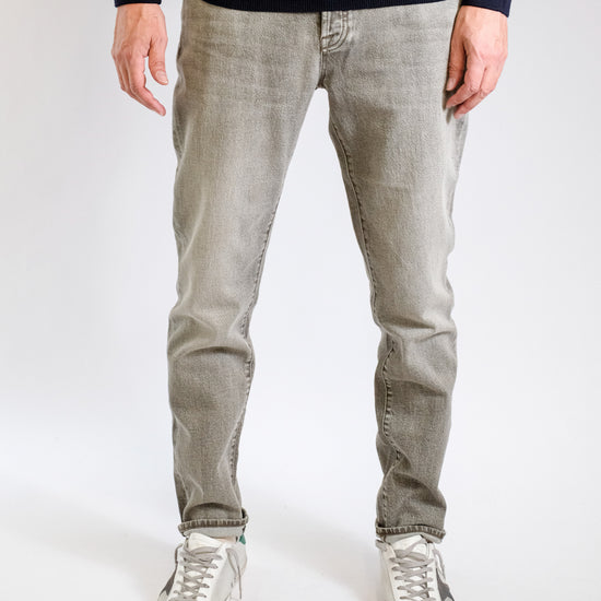 Barmas Denver Slim Fit Jeans Khaki – productbeeld 1
