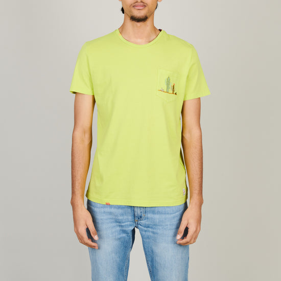 BOB CITRUS CACTUS Embroidered T-shirt – vooraanzicht