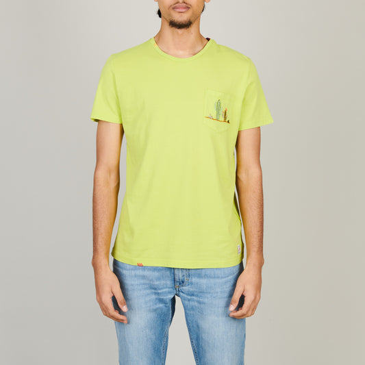 BOB CITRUS CACTUS Embroidered T-shirt – vooraanzicht