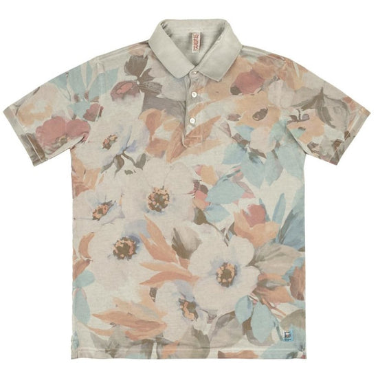 BOB Floral Patterned Polo – vooraanzicht