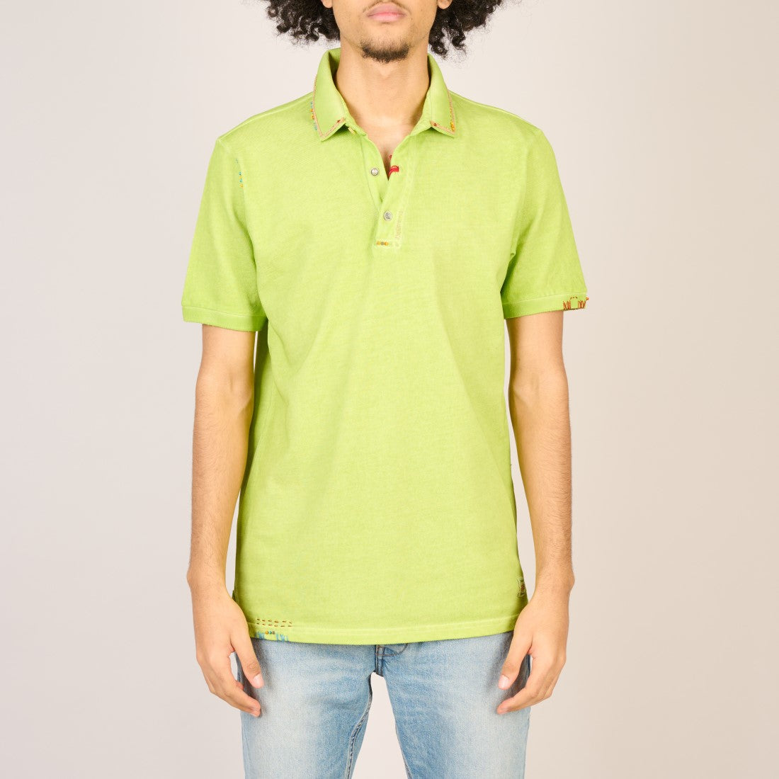 BOB CITRUS Cotton Polo – vooraanzicht