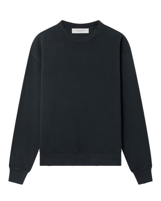 Detail van Golden Goose boxy sweatshirt met reversed logo op de rug – Checkpoint Mol