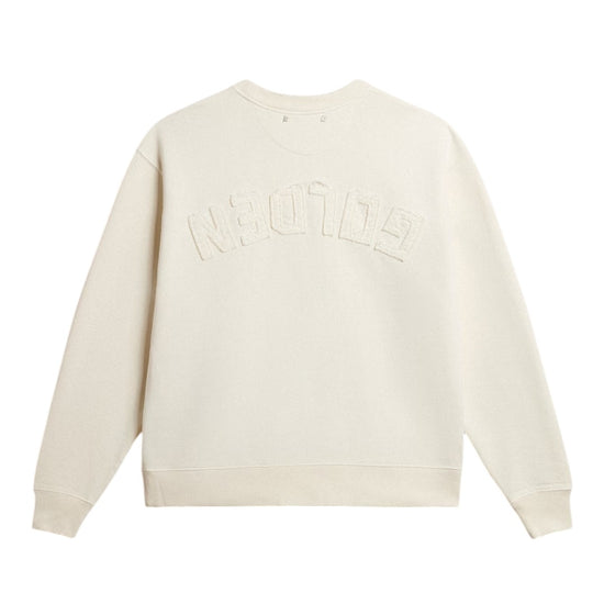 Golden Goose Boxy Sweatshirt Heritage White – productfoto 1 – Checkpoint Mol