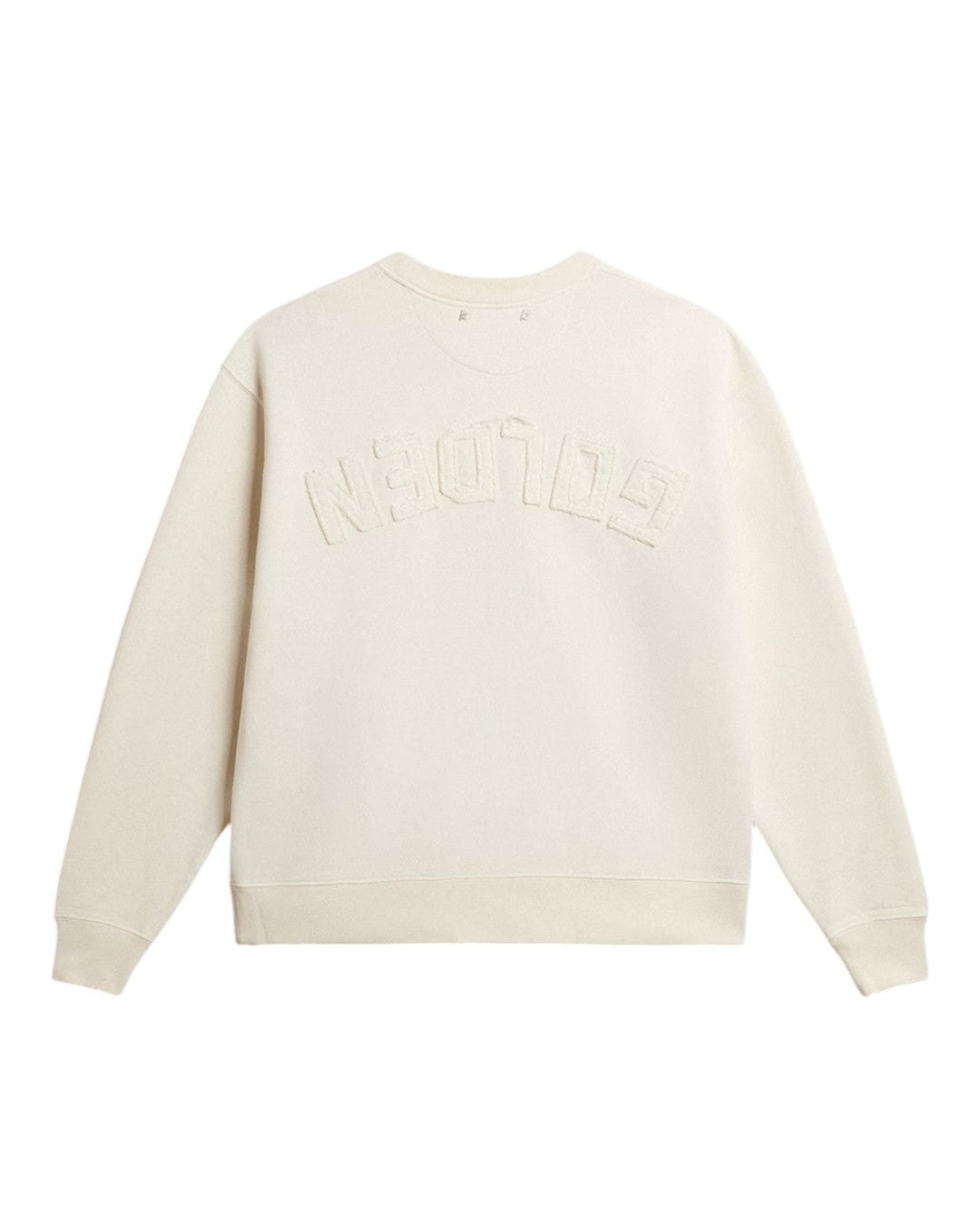 Golden Goose Boxy Sweatshirt Heritage White – productfoto 1 – Checkpoint Mol
