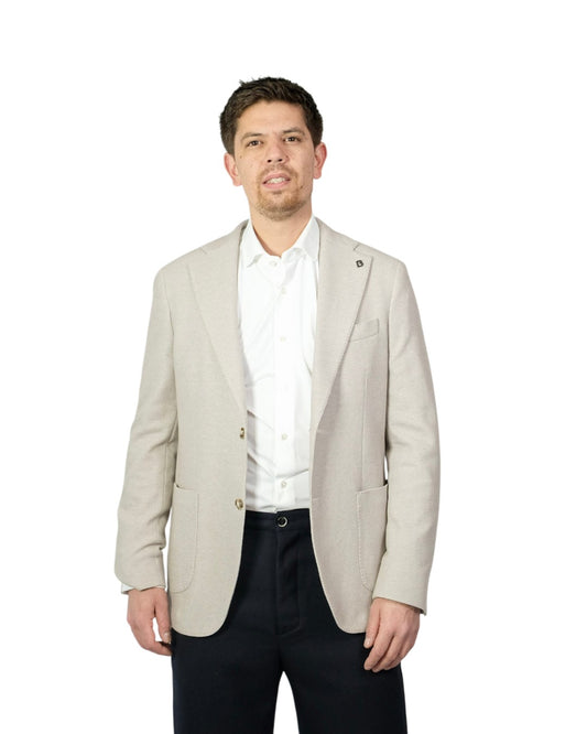 Gesso Piquet Natural Stretch Jacket