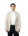 Breras Napoli Cotton Linen Jersey Blazer Beige - productfoto 3