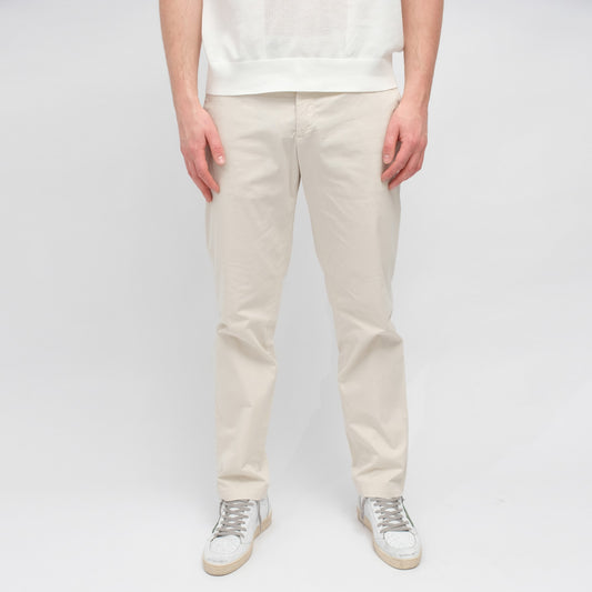 BRIGLIA Mastic Beige Cotton Stretch Regular Fit – vooraanzicht
