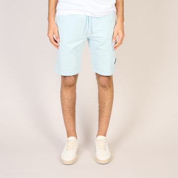 C.P. Company Light Fleece utility shorts Starlight Blue – vooraanzicht