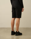 C.P. Company Black Light Fleece Utility Shorts – productbeeld 3