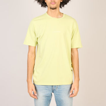 C.P. Company Jersey resist dyed logo T-shirt White Pear – vooraanzicht