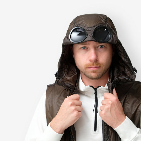 C.P. Company Grape Leaf Goggle Lens Bodywarmer – productbeeld 4