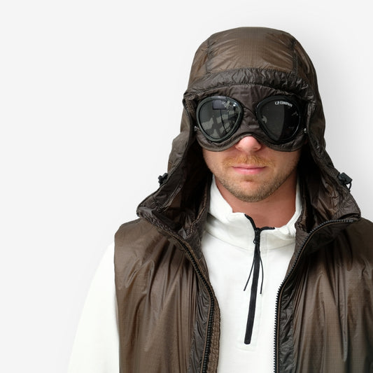 C.P. Company Grape Leaf Goggle Lens Bodywarmer – productbeeld 5