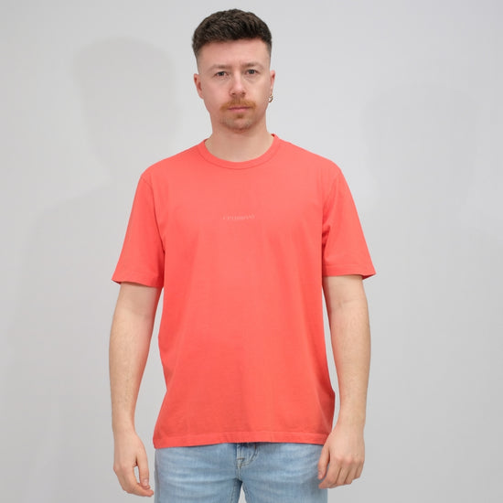 C.P. Company Poinciana Jersey Logo T-shirt – vooraanzicht