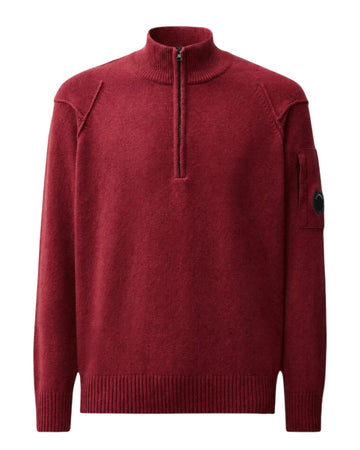 C.P. Company Lambswool Half Zip Sweater Andorra – productfoto 1 | Checkpoint Mol