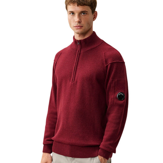 C.P. Company Lambswool Half Zip Sweater Andorra – productfoto 2 | Checkpoint Mol
