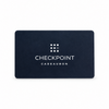 checkpoint cadeaubon op witte achtergrond – fysieke giftcard