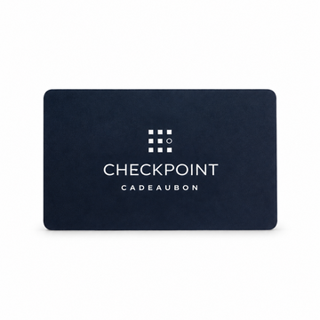 checkpoint cadeaubon op witte achtergrond – fysieke giftcard