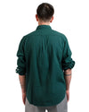 Botanical Green Konga Crinkle Cotton Shirt