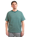 Green Enso Cotton Stripe T-shirt
