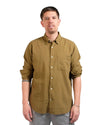 Khaki Konga Crinkle Cotton Shirt