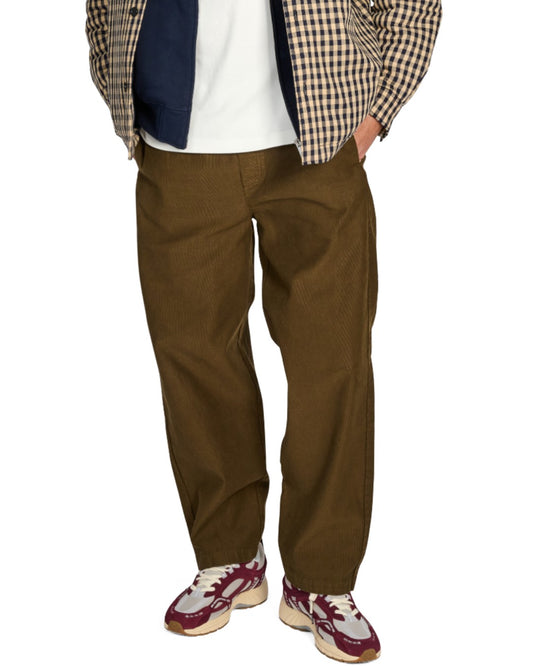 Castart Maru Corduroy Drawcord Broek Khaki