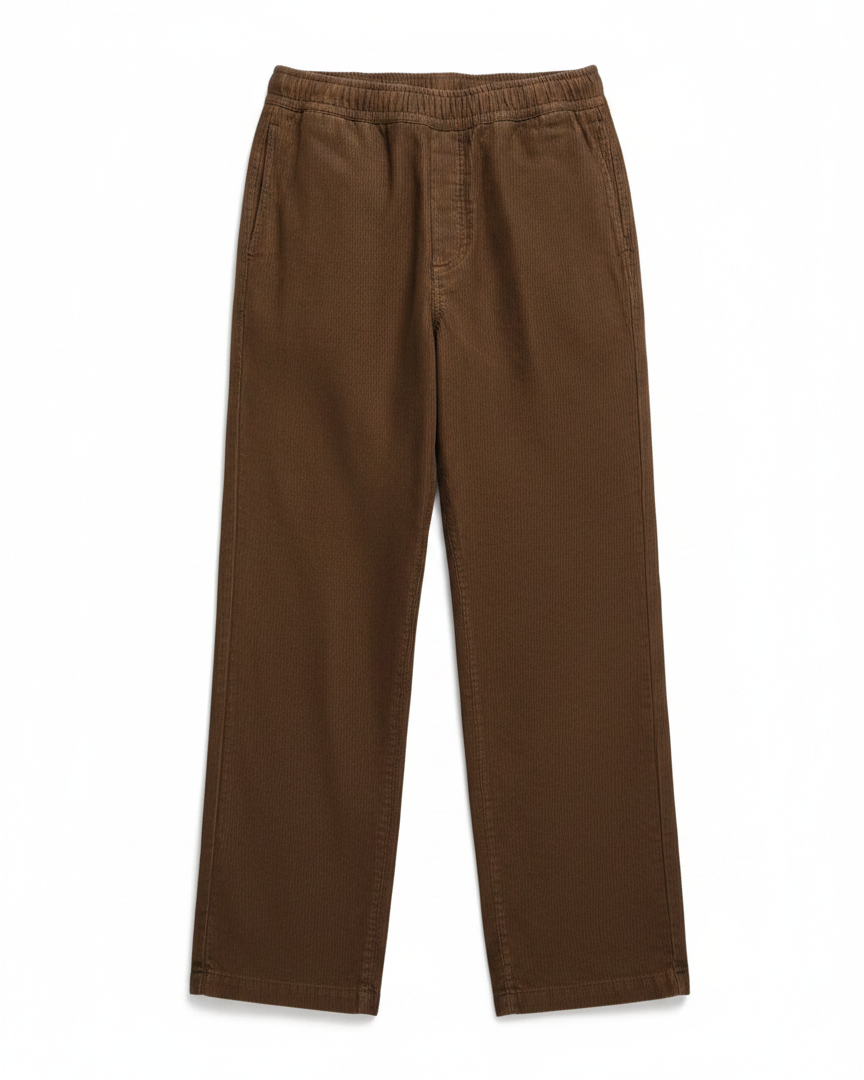 Castart Maru Corduroy Drawcord Trousers Khaki 26WMARU.KHAKI