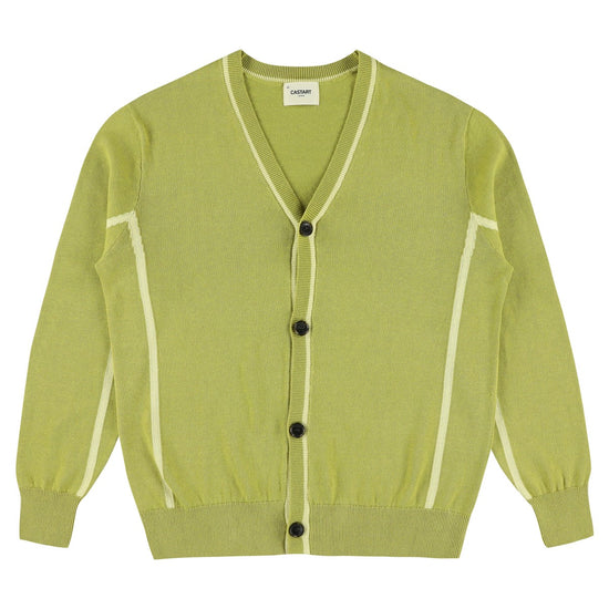 Castart Nude Cotton Linen Cardigan Mustard – productbeeld 1