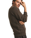 Cesar Casier Cesar Sweater Brown in baby camel wool