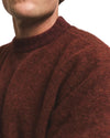 Achterkant Cesar Casier Gstaad Baby Alpaca Sweater Burgundy