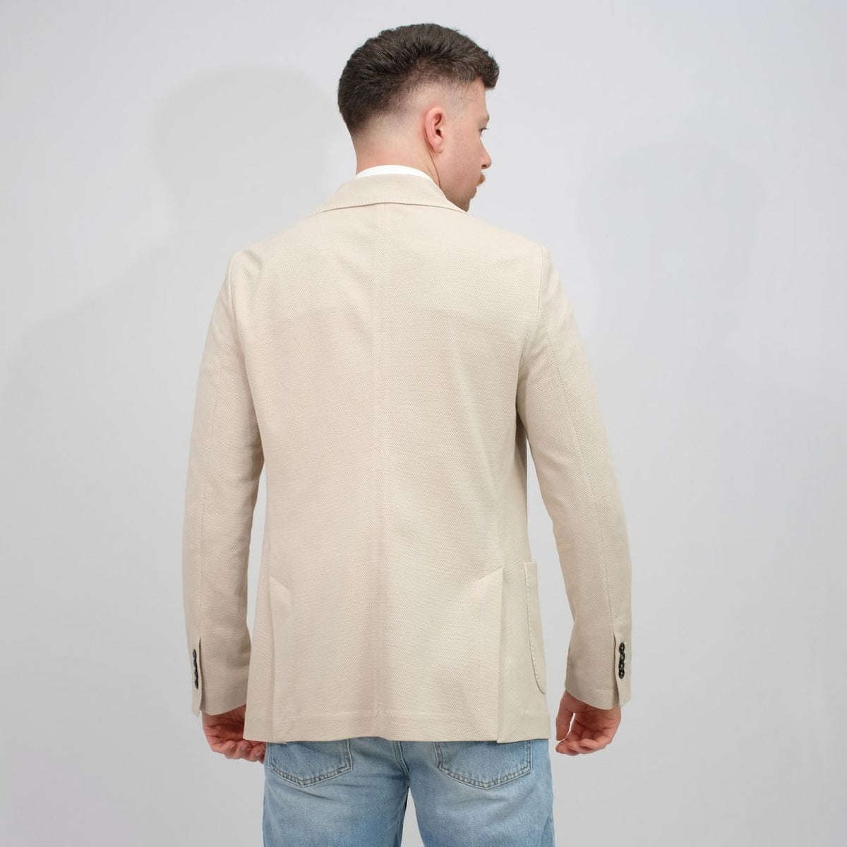 CIRCOLO Giacca Oxford TC coconut TO – productbeeld 3