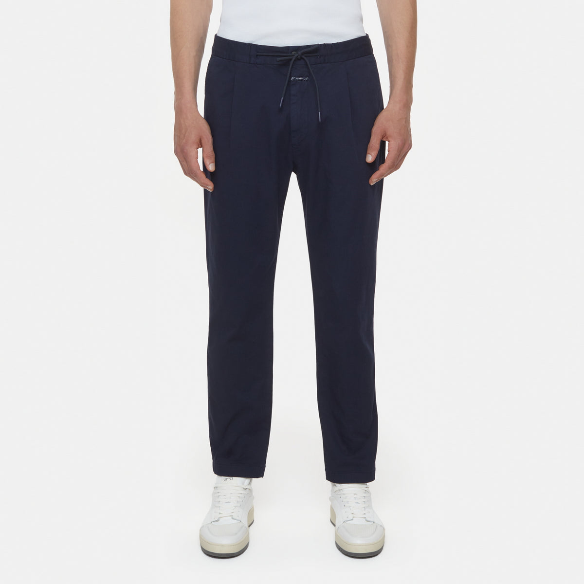 CLOSED Dark Blue Chino Cords – vooraanzicht