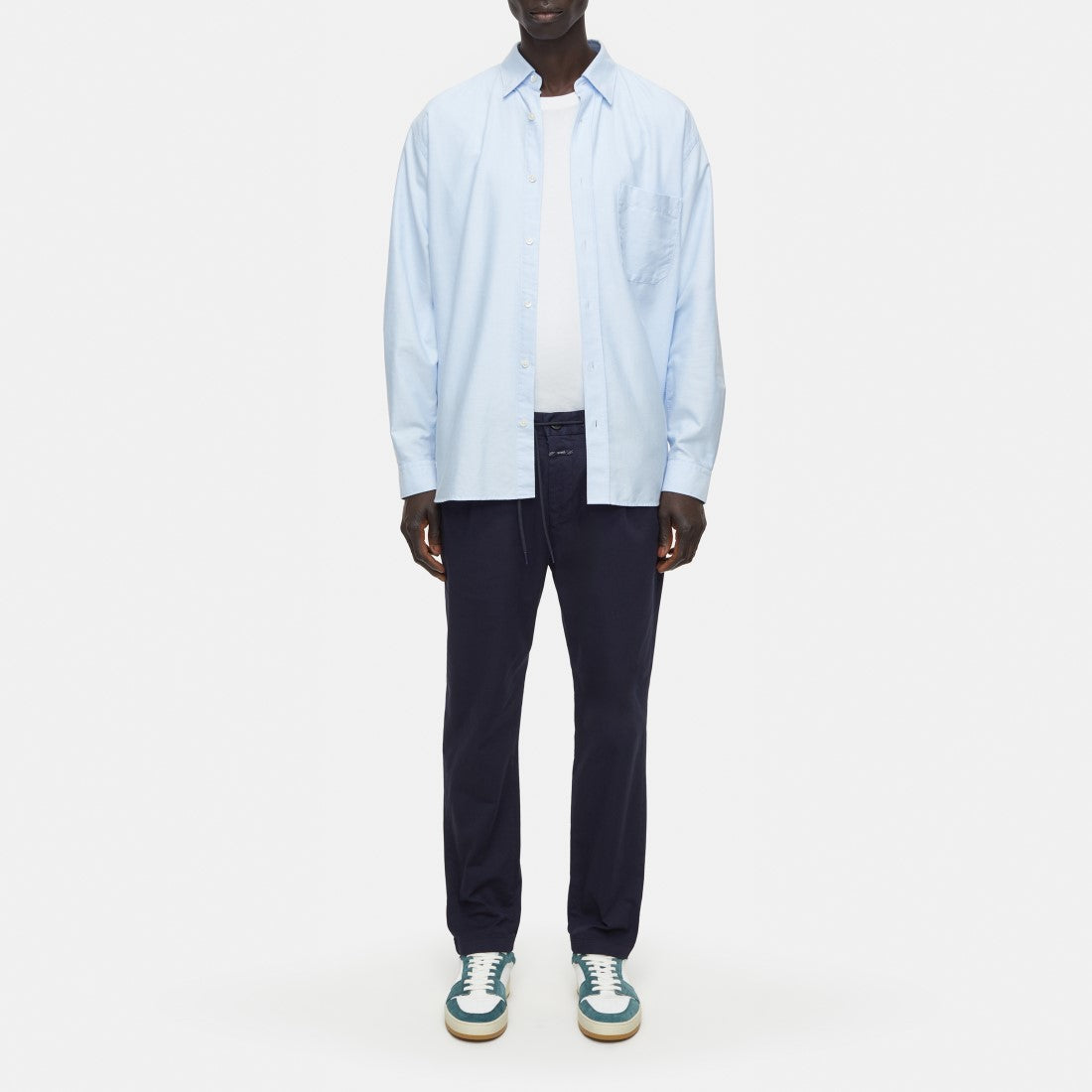 CLOSED Dark Blue Chino Cords – productbeeld 3