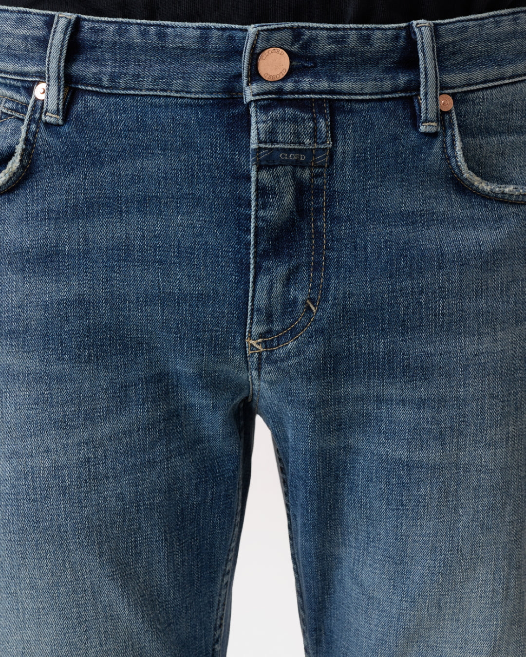 Closed Unity Slim Jeans Mid Blue – productbeeld 4