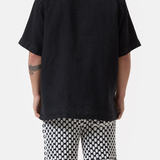 Closed Linen Shirt Black – productbeeld 3