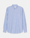 Closed Striped Oxford Shirt Ocean Blue – productbeeld 1