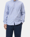 Closed Striped Oxford Shirt Ocean Blue – productbeeld 2