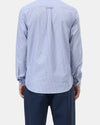 Closed Striped Oxford Shirt Ocean Blue – productbeeld 3