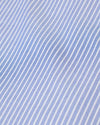 Closed Striped Oxford Shirt Ocean Blue – productbeeld 4