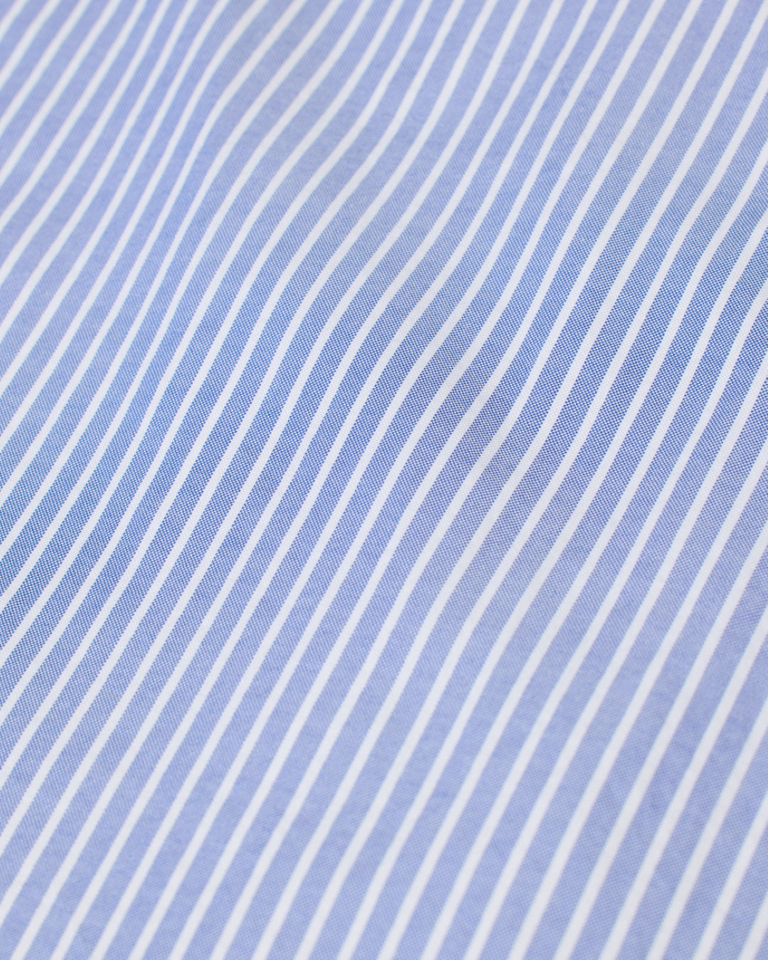 Closed Striped Oxford Shirt Ocean Blue – productbeeld 4