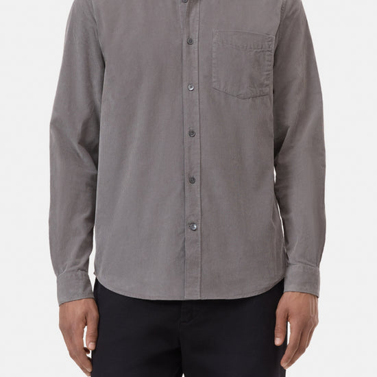 Closed Led Grey Fine Corduroy Shirt – productbeeld 2