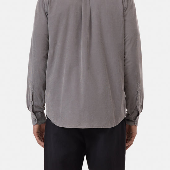 Closed Led Grey Fine Corduroy Shirt – productbeeld 3