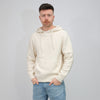 CLOSED Knitted Bouclé Hoodie Ivory – vooraanzicht