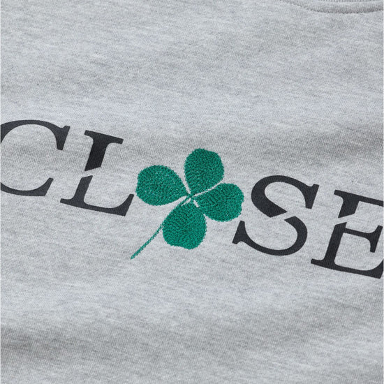 Closed Printed Logo Organic Cotton Sweater Light Grey Melange productfoto 6