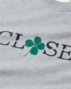 Closed Printed Logo Organic Cotton Sweater Light Grey Melange productfoto 6