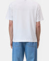 Closed Umbrella Print T-Shirt White — achteraanzicht met klein logo