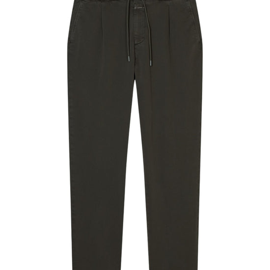 Closed Vigo Tapered Cotton Broek Dark Olive Green productfoto 1