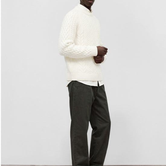 Closed Vigo Tapered Cotton Broek Dark Olive Green productfoto 5