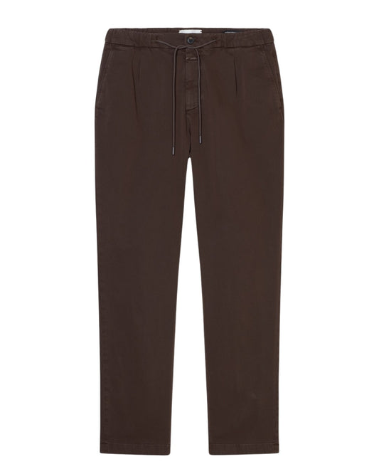 Closed Vigo Tapered Cotton Broek Espresso Brown productfoto 1