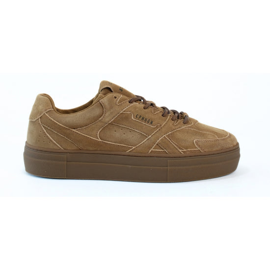 Copenhagen Studios Suede Brown Vintage Sneaker – vooraanzicht