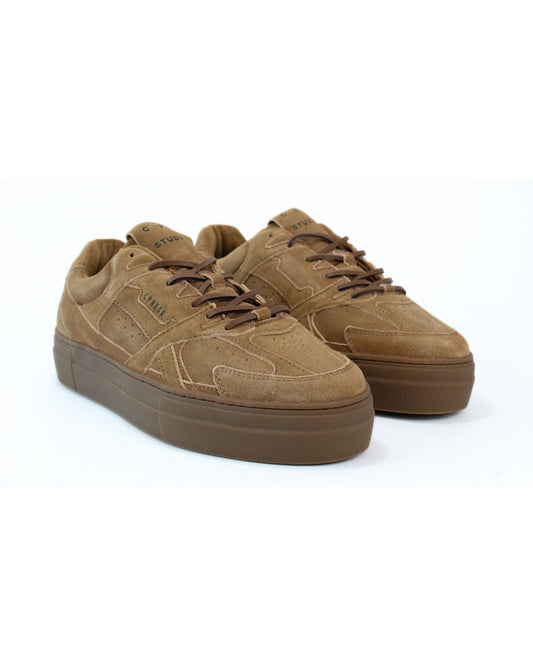 Copenhagen Studios Suede Brown Vintage Sneaker – productbeeld 2